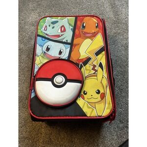 Genuine Pokemon - Pikachu Bioworld Rolling Suitcase with Handle & Wheels